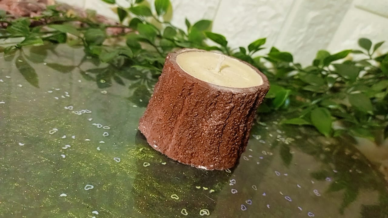 Tree Stump Pot - Crafters Blend