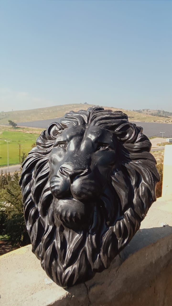 Lion Head Statue - Crafters Blend