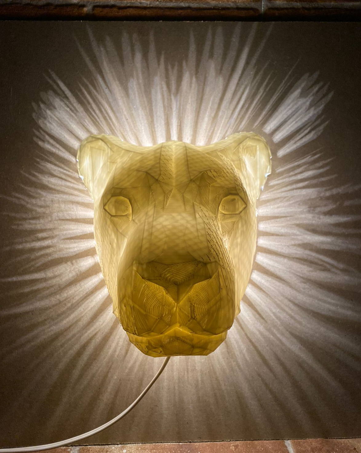 3D Lion Lamp - Crafters Blend